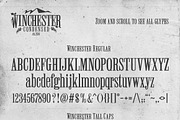 Winchester Condensed Font, a Slab Serif Font by DesignSomething (Thumbnail 3 of 5)
