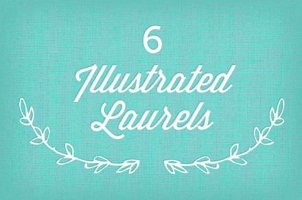 6 Illustrated Laurels