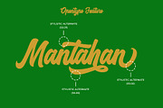Hardega Bold Script Font, a Script Font by RantautypeStudio (Thumbnail 10 of 17)