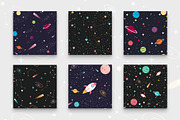 Outer Space Seamless Patterns, a Pattern Graphic by Megs Lang (Thumbnail 3 of 3)