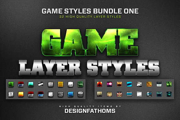 32 Game Layer Styles Bundle 1 preview 3