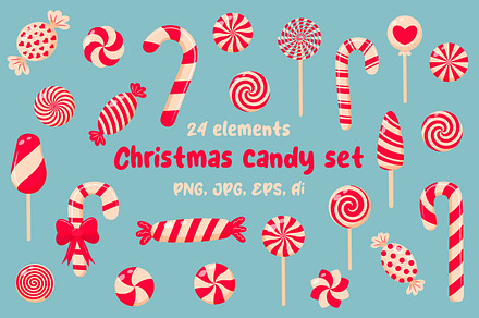 Christmas candy set