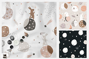 MOON night graphic collection, a Pattern Graphic by solmariart (Thumbnail 4 of 8)