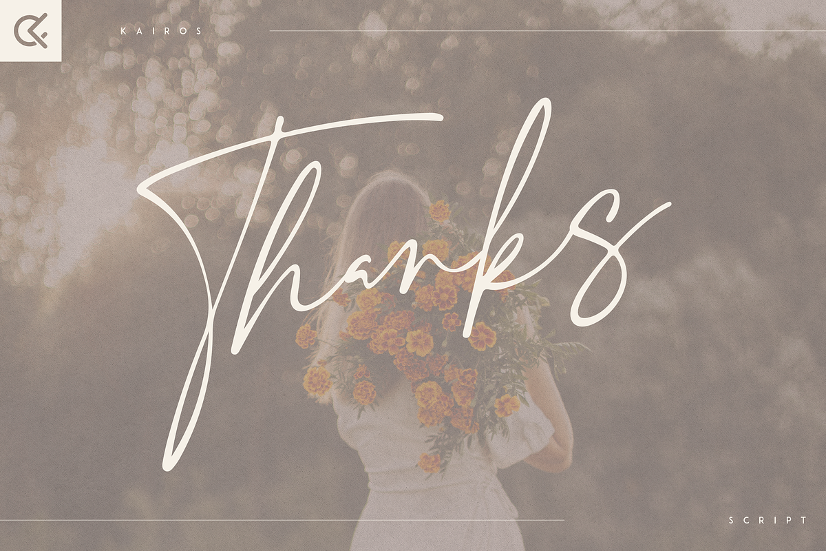 Kairos - modern script, a Script Font by Only Fonts (Photo 10 of 10)