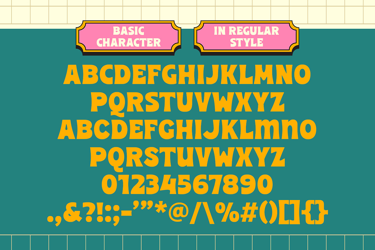 90’s Scooter – Retro Display Font, a Sans Serif Font by Almarkhatype (Photo 9 of 11)