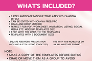 Landscape Mockup Templates in Canva, a Product Mockup by Your DigiProds (Thumbnail 2 of 5)