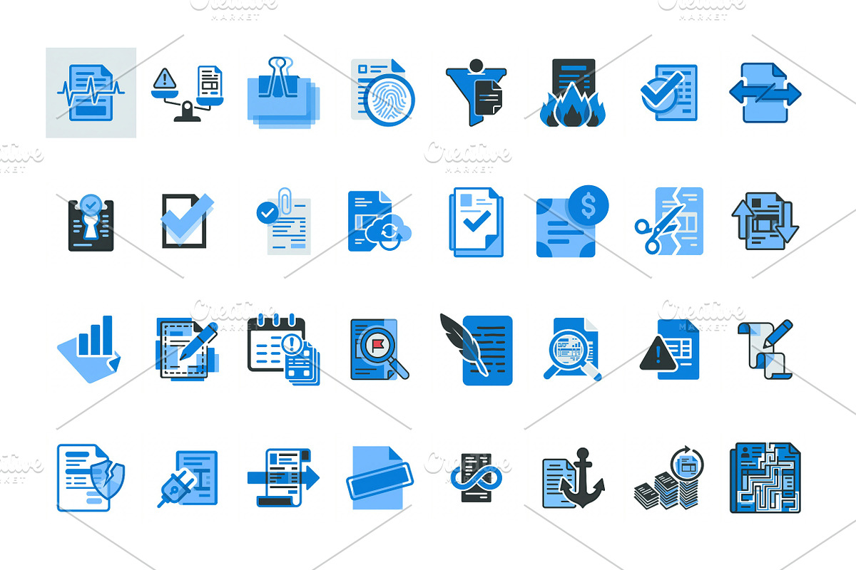 Invoice and Billing Status Icons, a Duotone Icon by LeArt (Photo 2 of 4)