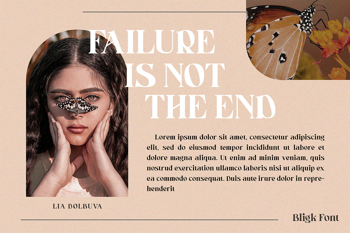 Bligk - Vintage Modern, a Serif Font by Khoir (Photo 5 of 15)