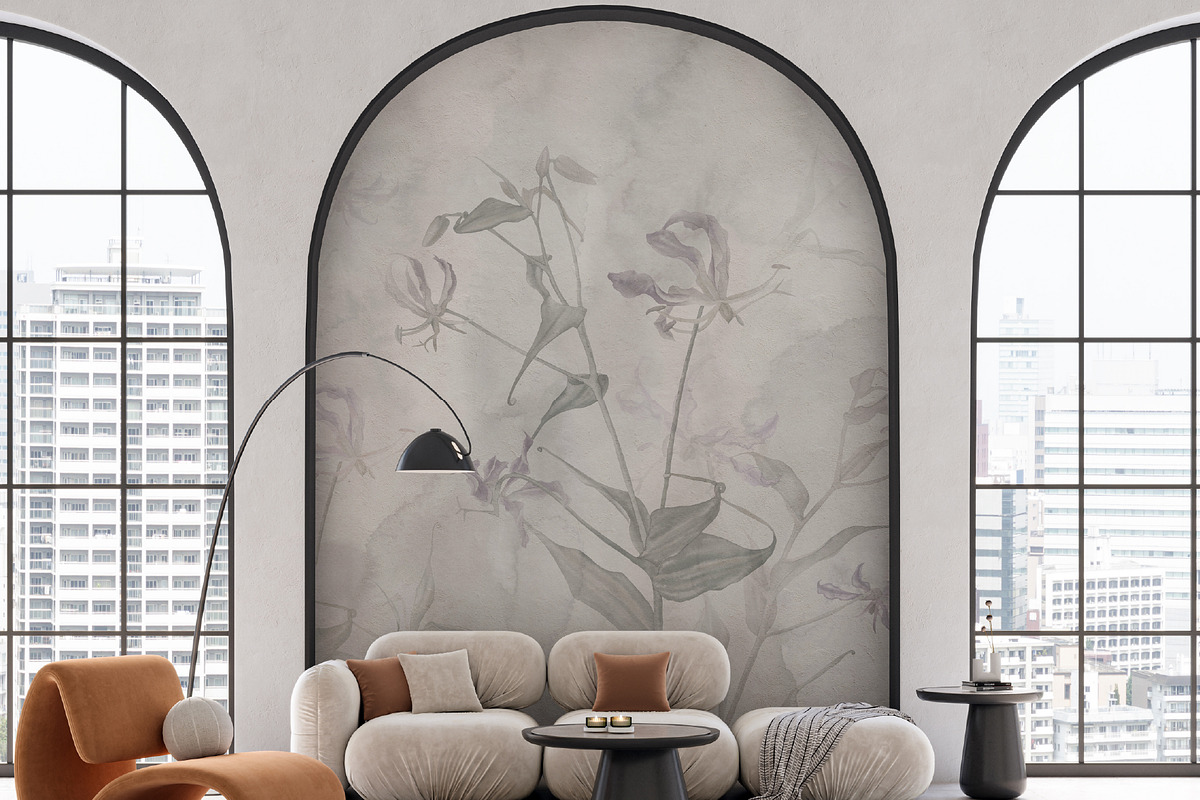 Glorioza floral wall mural, a Wallpaper Graphic by Timofi Art (Photo 6 of 18)