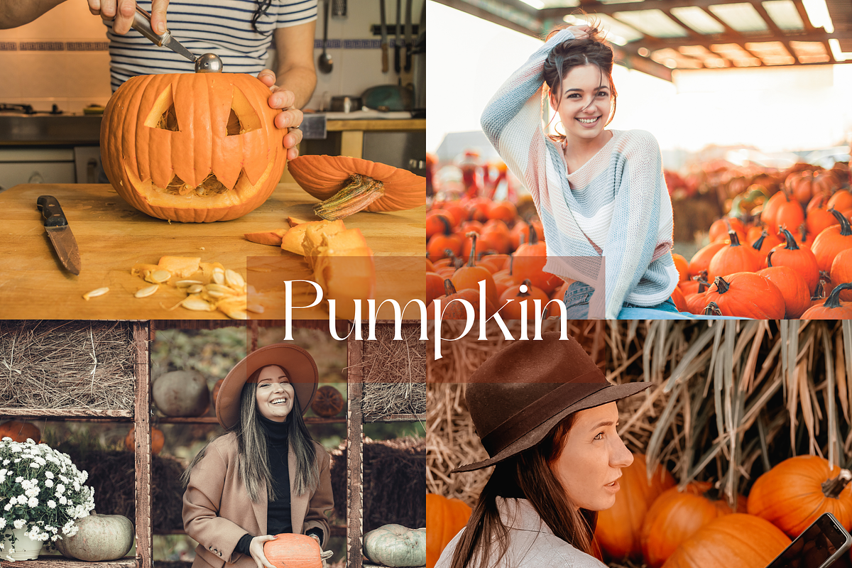 10 Pumpkin Lightroom Presets, a Preset Add-On by RamsaGraphi (Photo 1 of 10)