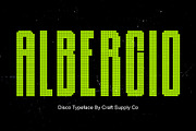 Albercio Disco, a Sans Serif Font by Craft Supply Co. (Thumbnail 1 of 8)