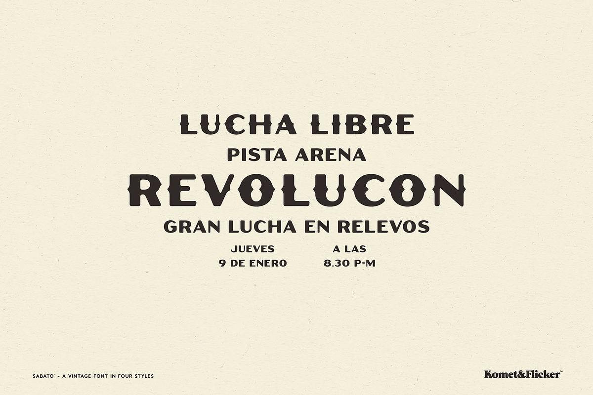Sabato – Sans & Serif in Four Styles, a Serif Font by Komet & Flicker (Photo 3 of 12)