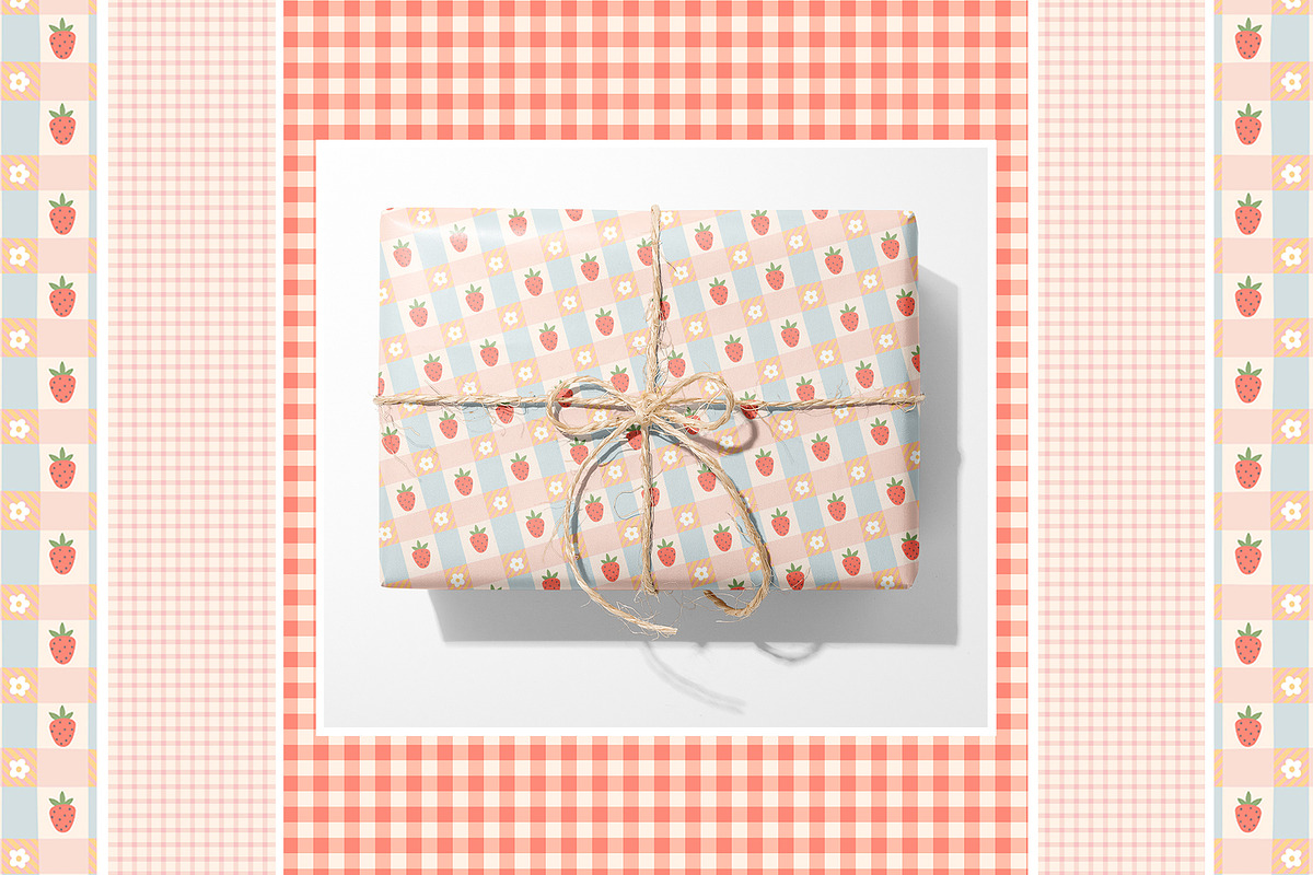 Little Strawberry Picnic Patterns, a Graphic by Svitlana Kharchuk (Photo 10 of 13)