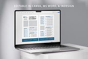 Capability Statement | Canva & Word, a Flyer Template by Leaflove (Thumbnail 5 of 5)