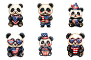 4th Of July Panda Sublimation Png, an Illustration by SinaCreation (Thumbnail 3 of 9)