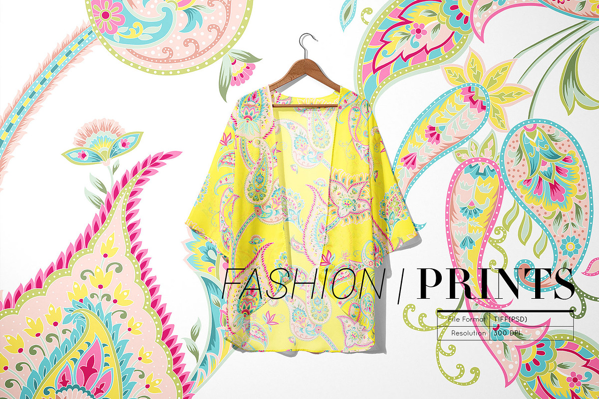 Persian Pink Paisley luxury Patterns, a Graphic by TSTUDIO (Photo 11 of 12)