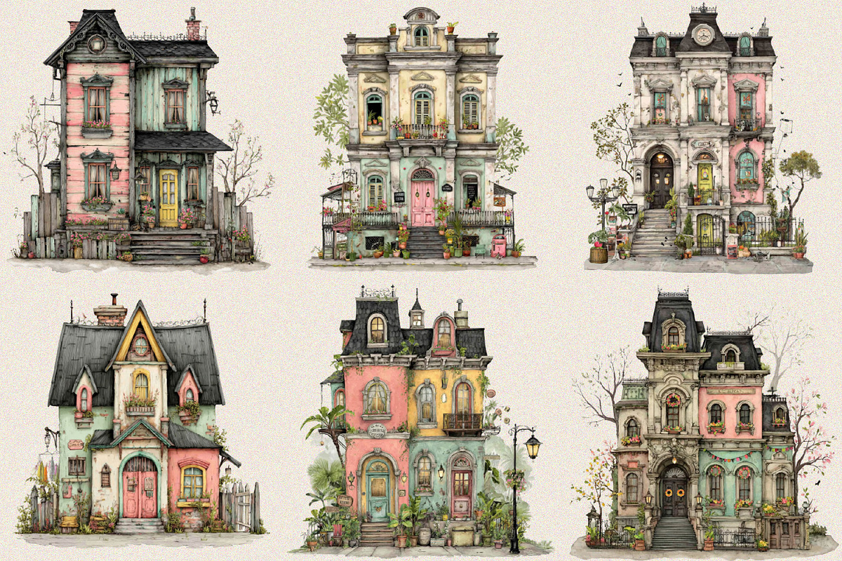 Black History Month House Clipart B, an Illustration by SVGArt (Photo 3 of 8)