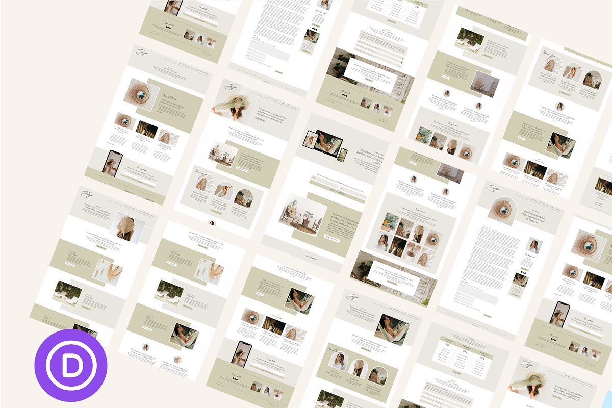 Jaya Website Template for Divi Theme, a WordPress Template by Studio La Luna (Photo 5 of 6)