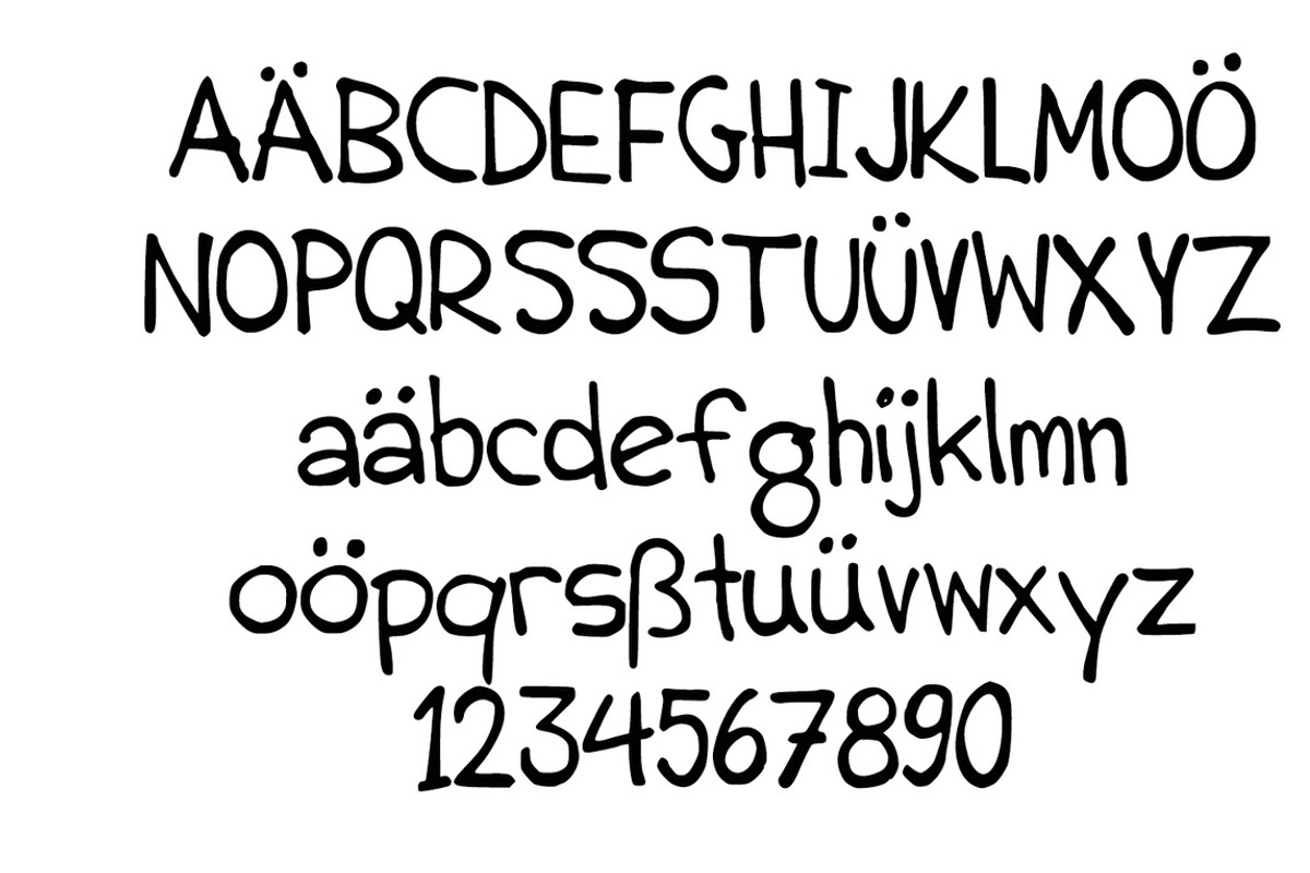 11+ FONTS for Comics & Storyboards, a Script Font by Georg's Procreate Brushes (Photo 2 of 7)