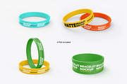 Silicone Wristbands Mockup 4 PSD, a Product Mockup by easymock (Thumbnail 4 of 4)
