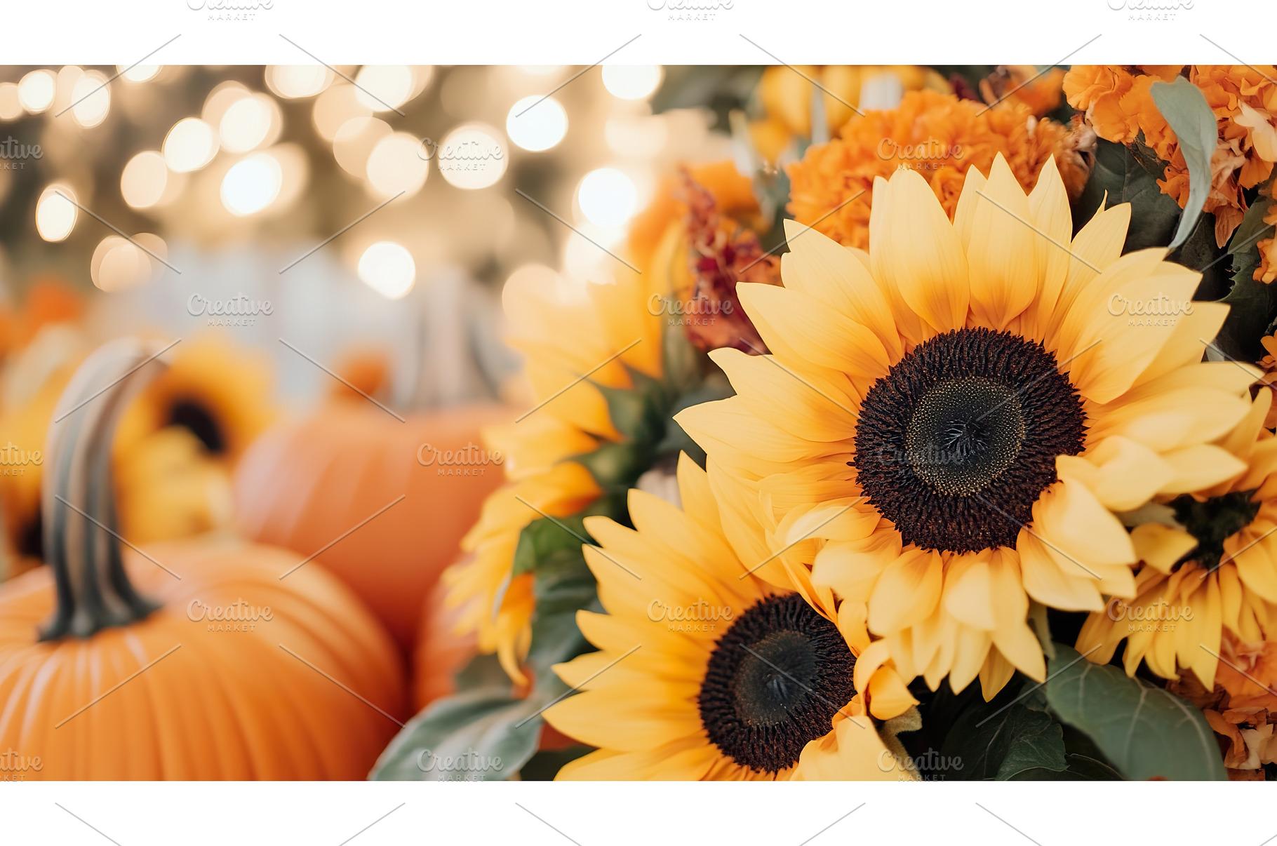 Bright autumn sunflowers and, a Holiday Photo by Lermont51