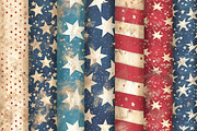 4th of July Vintage Digital Paper, a Texture Graphic by VetalStock (Thumbnail 11 of 16)
