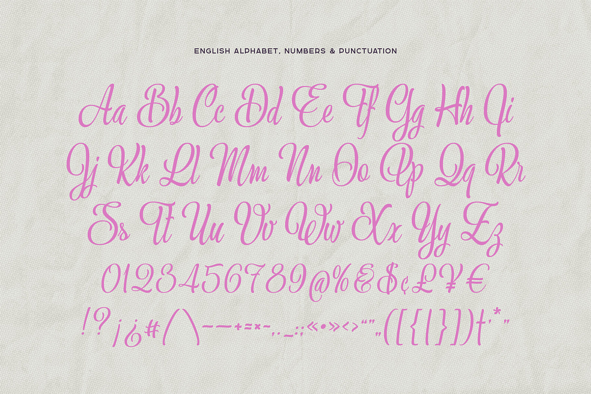Bettys Rolling Script, a Script Font by Gleb Guralnyk (Photo 7 of 8)