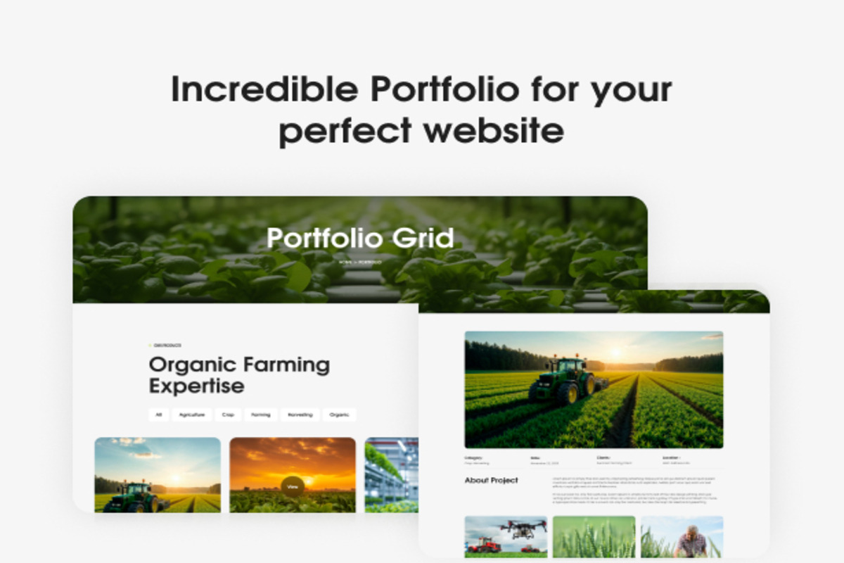 Gofar – Agriculture & Organic Farms, a WordPress Template by Opal Wordpress Theme (Photo 7 of 10)