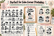 Calm Corner Doodle Clipart, an Education Illustration by PassionPNGcreation (Thumbnail 2 of 4)