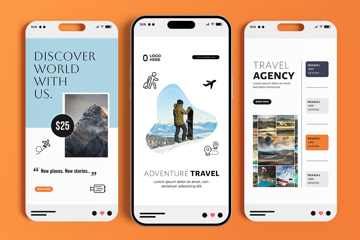 Travel Social Media Story Design preview 3