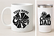 Cheer Mom Shirt Svg Png Bundle, an Object Graphic by Digi_Design_World (Thumbnail 4 of 8)