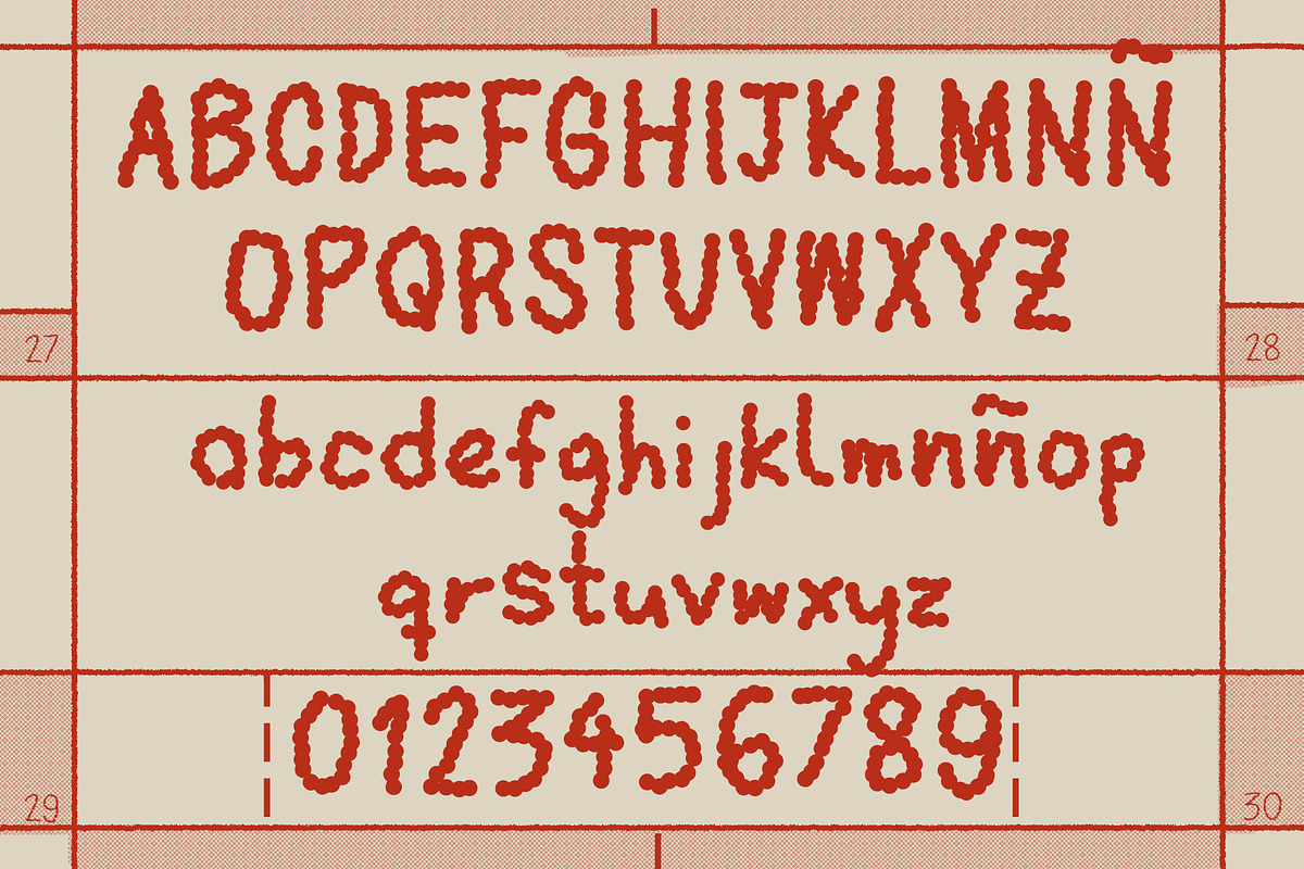 Dotted, a Font by Headquarters (Photo 5 of 5)