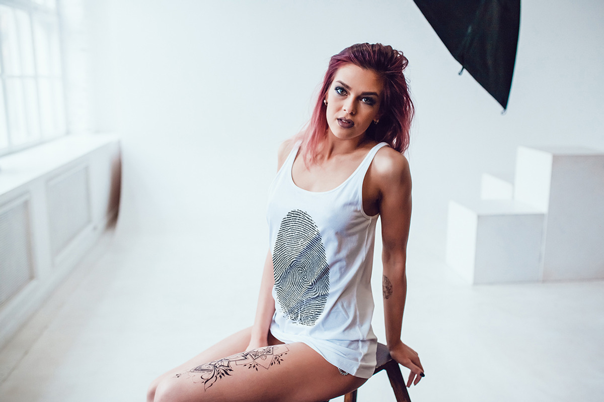 Female Tank-Top Mock-Up Vol.3, a Shirt Mockup by Freeman Studio (Photo 6 of 8)