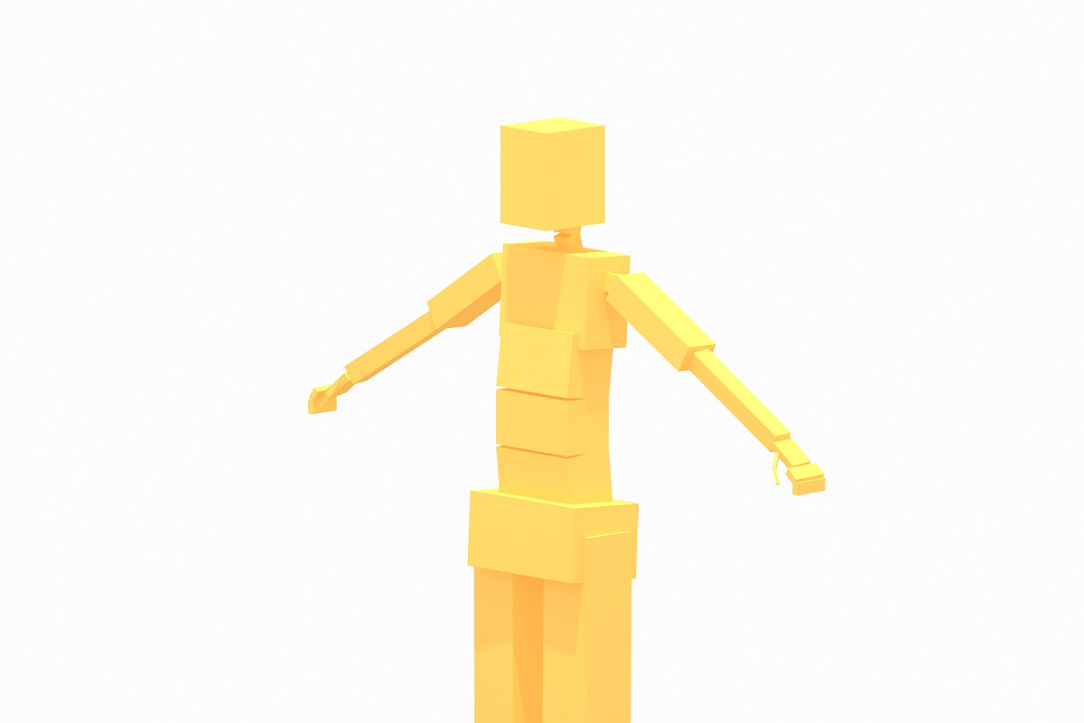 Low Poly Woman Exercise RIG, a Characters & Person 3D Model by Daniel Mikulik (Photo 7 of 14)