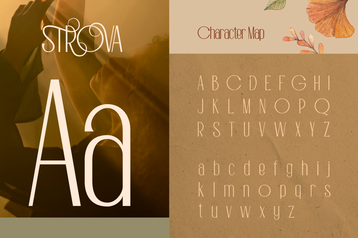 Strova, a Sans Serif Font by Burntilldead (Photo 2 of 12)