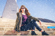 Real Snow Effect Photoshop Actions preview 6