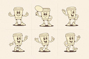 Coffee Cup Cartoon Mascot Character, a Food Illustration by Vasya Kobelev (Thumbnail 5 of 8)