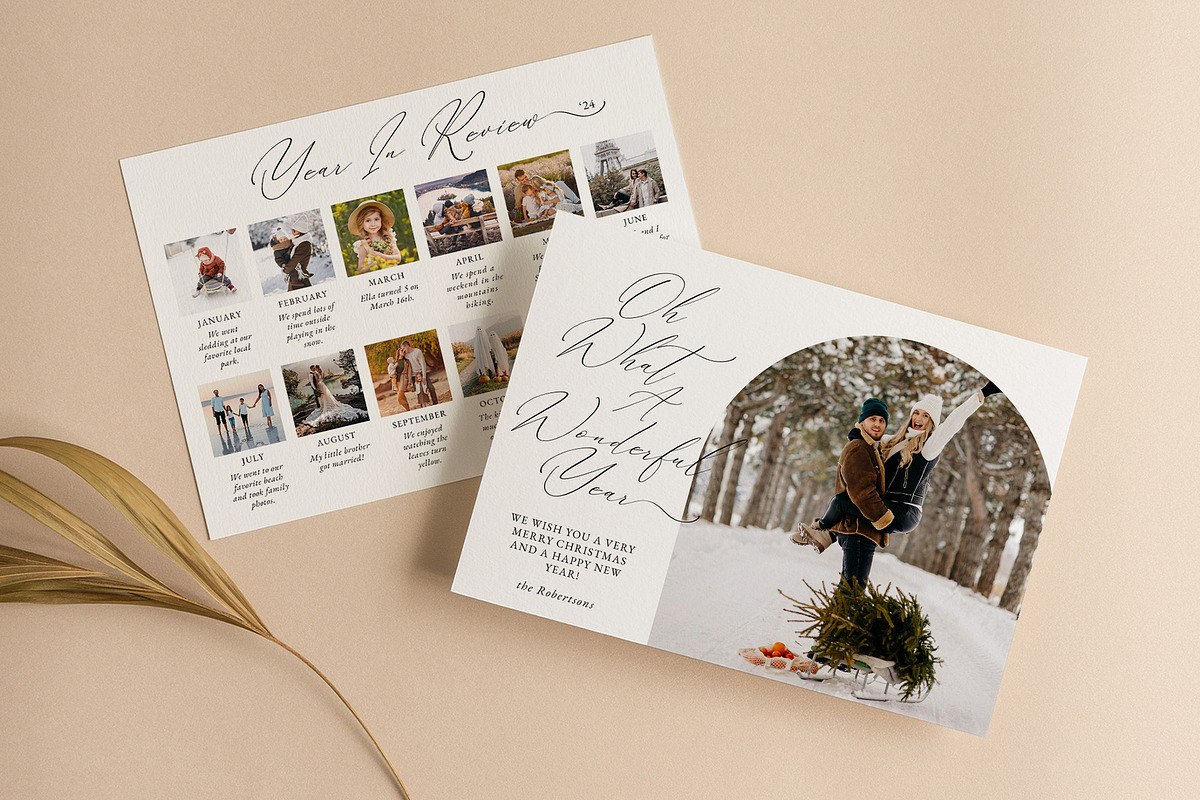 Christmas Card Template CC217, a Card Template by Always Templates (Photo 1 of 3)