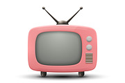 Retro TV Vector Illustrations, an Object Graphic by Gomolach (Thumbnail 6 of 9)