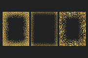 Gold glitter frames, an Object Graphic by Paper Farms (Thumbnail 5 of 5)