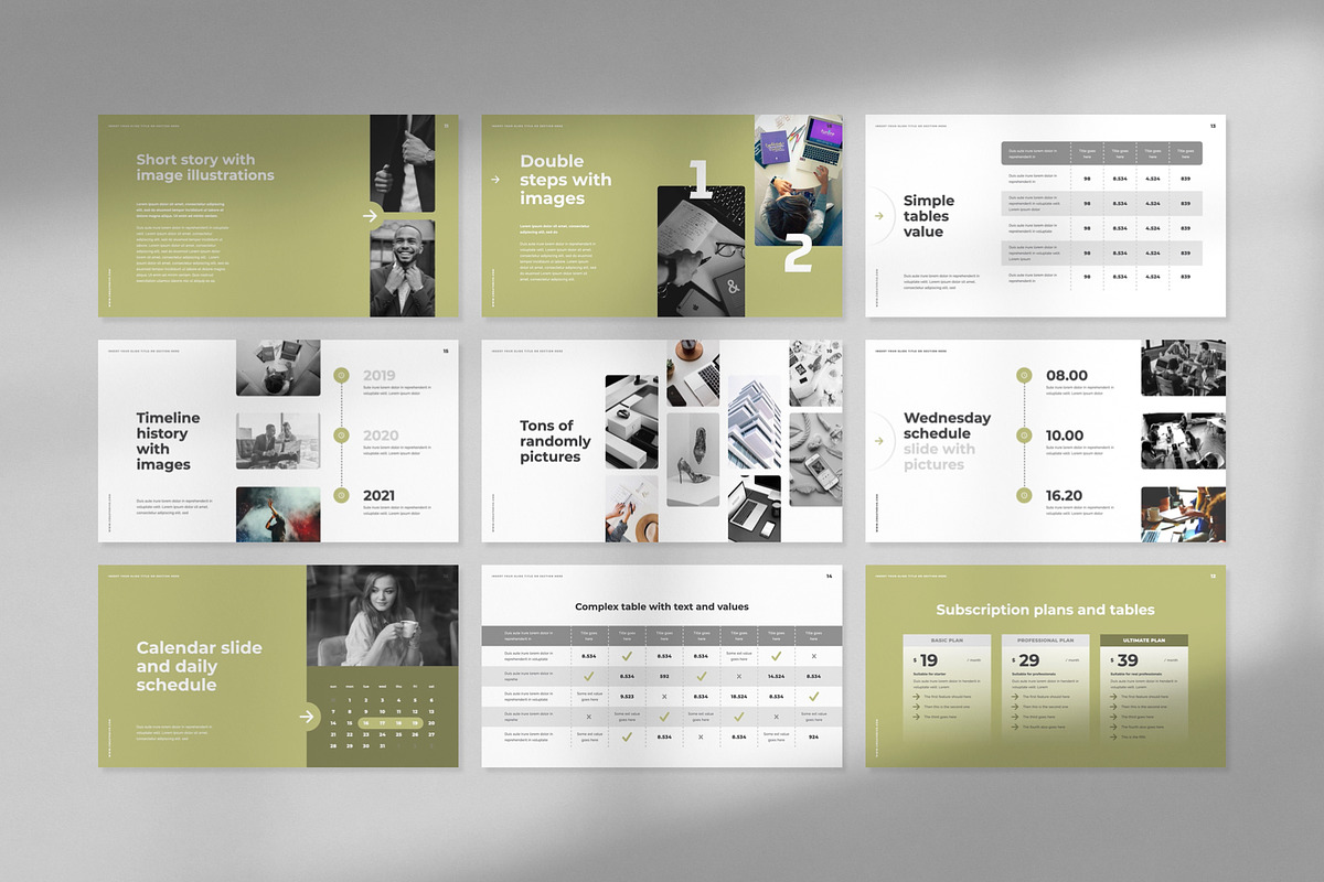 Bright PowerPoint Template, a Presentation Template by Creathrive Design (Photo 8 of 9)