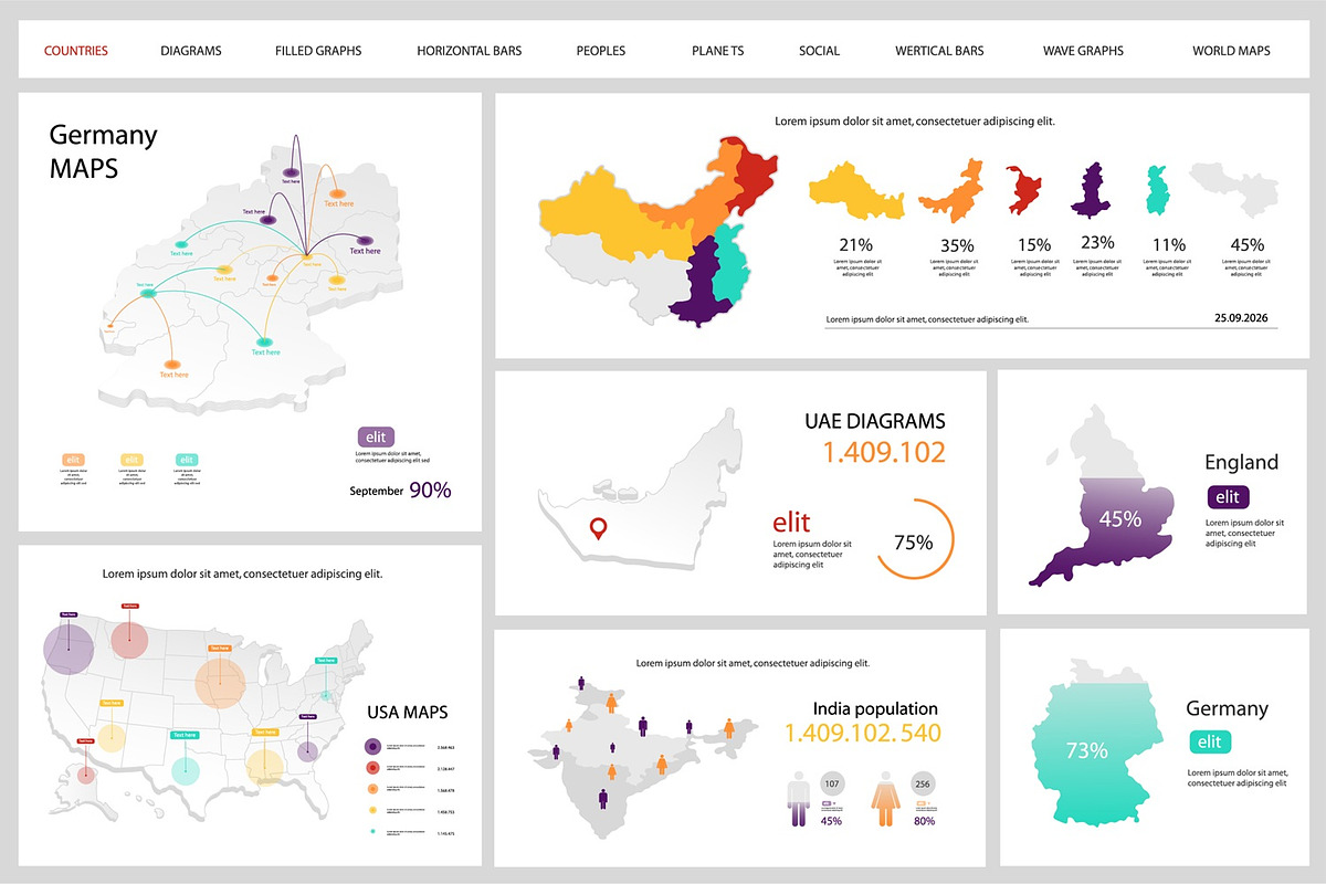 Business Infographic Elements, an Object Graphic by alexdndz (Photo 5 of 11)