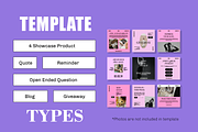 Feminine Pink Instagram PostTemplate, a Social Media Template by digitalsbydepi (Thumbnail 3 of 5)