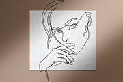One Line Art Print, a Person Illustration by Anastasiia_Dzhioeva (Thumbnail 2 of 3)