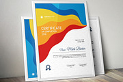 Certificate Word | PSD | AI, a Stationery Template by Curve Design (Thumbnail 1 of 6)