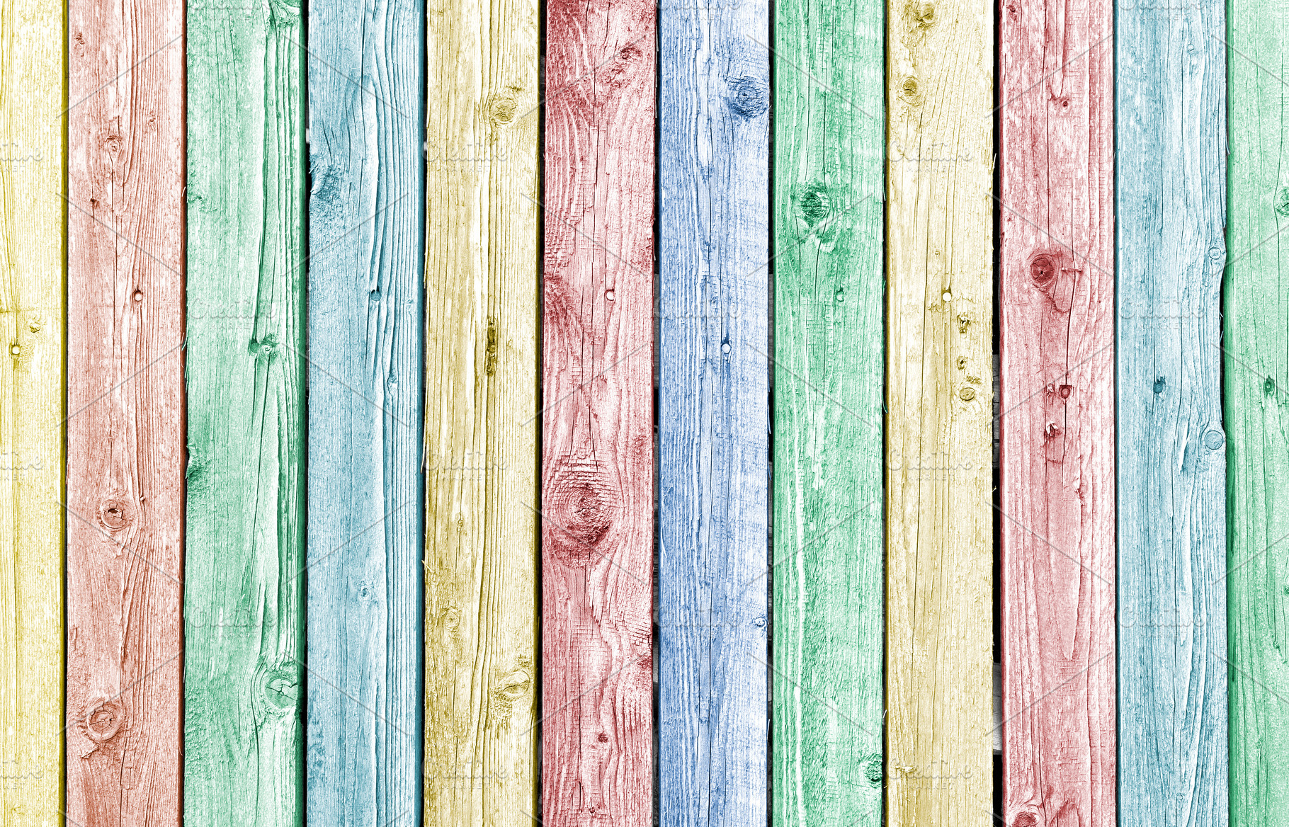 Pastel painted old wood fence, an Abstract Photo by BOOCYS