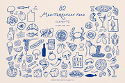 Mediterranean Summer Whimsical Set, an Object Illustration by ViktoriyaD (Thumbnail 3 of 16)