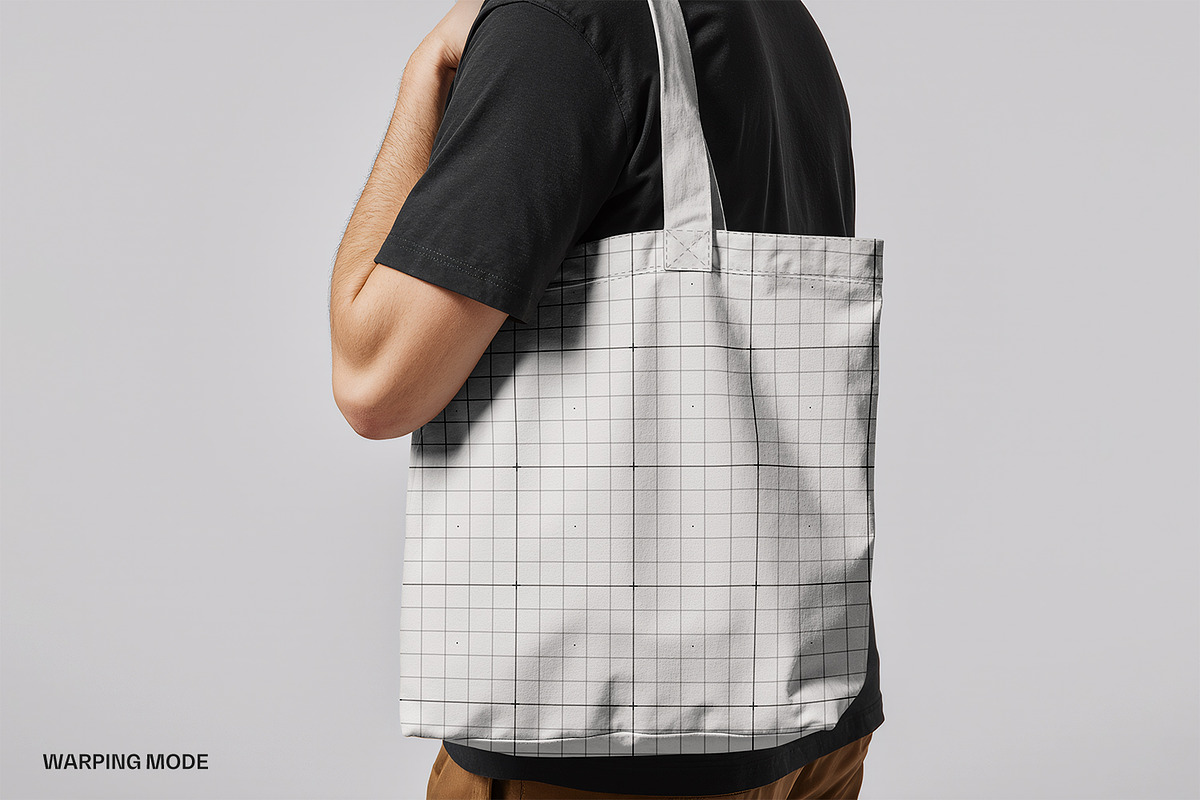 Canvas Tote Bag Mockup, a Product Mockup by RamStudio2 (Photo 3 of 8)