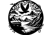 Nature & Wildlife Art Bundle, an Object Graphic by abu67222 (Thumbnail 9 of 13)