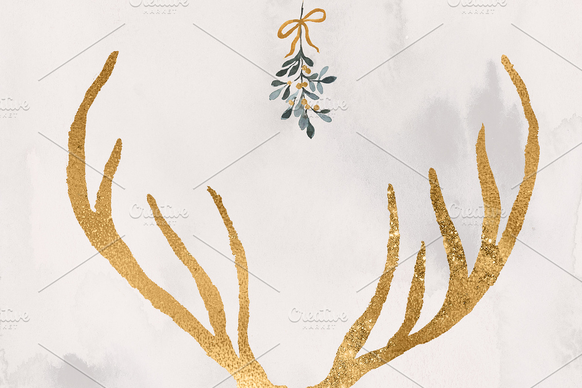 Scandinavian Winter Watercolor Set, an Animal Illustration by RhianAwni (Photo 9 of 13)